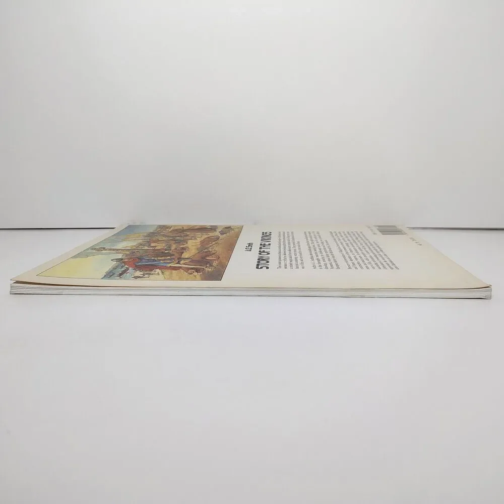 Story Of The Vikings Paperback Historical Educational Coloring Book